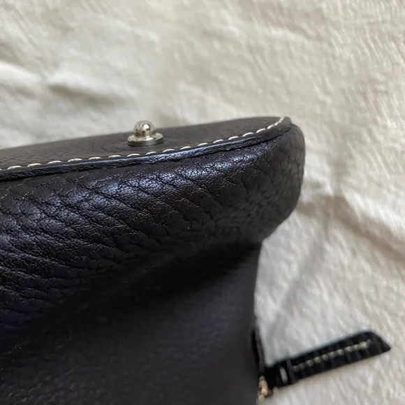 Dooney and Bourke Brown Pebble Leather Satchel - Picture 10 of 10